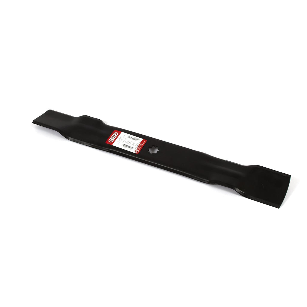 192-106 Mower Blade for John Deere — 21-3/8 in. — manufacturer view 1; verify complete part number and deck configuration