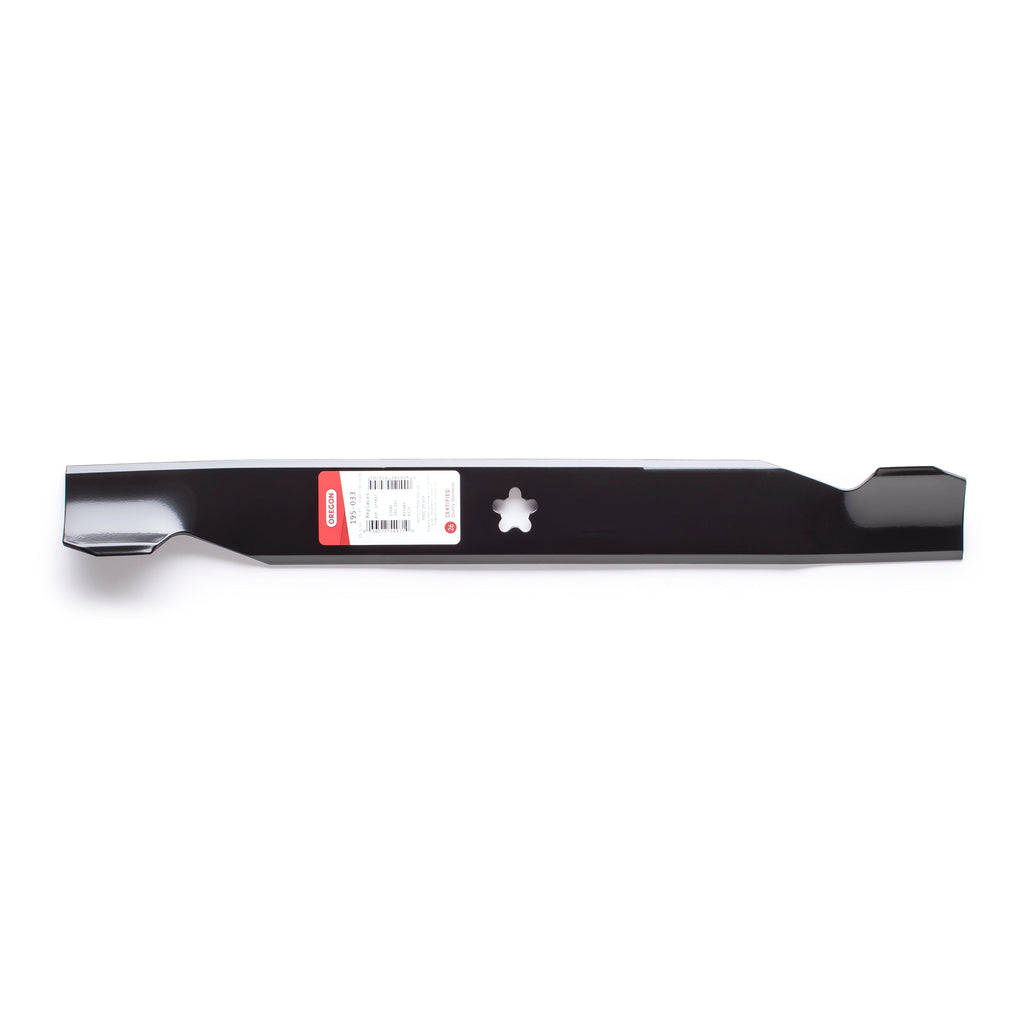 195-033 Mower Blade for AYP — 19-5/16 in. — manufacturer view 2; verify complete part number and deck configuration